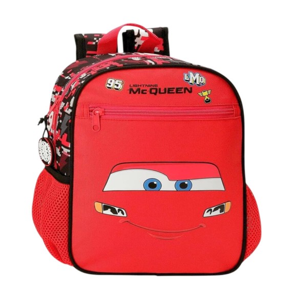 Mochila Pré-Escolar 28cm Adap. CARS McQueen Red Vermelha | Ref. 186.42121F1