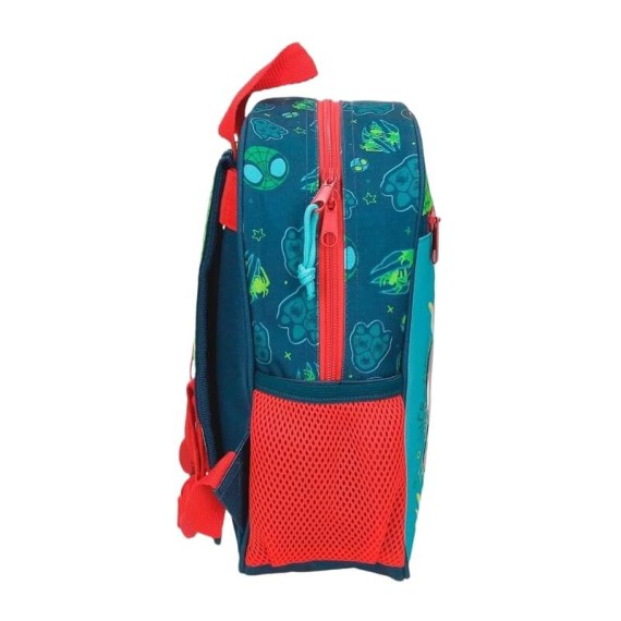 Mochila Pré-Escolar Adap. 28cm SPIDEY Dino-Webs Azul Marinho | Ref. 186.42221F1
