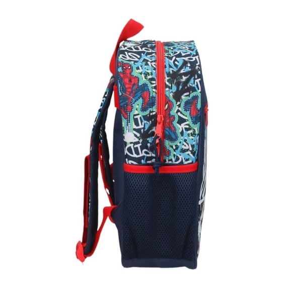 Mochila Pré-Escolar Adap. 33Cm Gravity of SPIDERMAN Azul Marinho | Ref. 186.42622F1