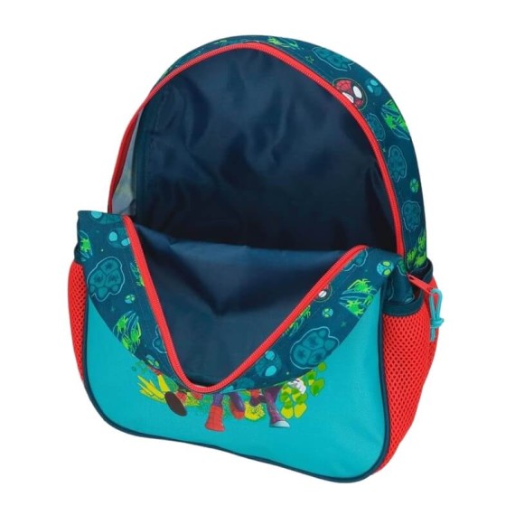 Mochila Pré-Escolar Adap. 33cm SPIDEY Dino-Webs Azul Marinho | Ref. 186.42222F1