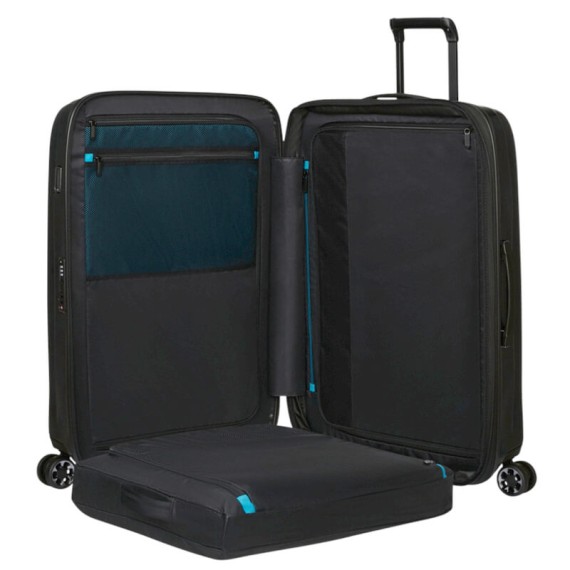 SAMSONITE Mala de Viagem Grande 70cm 4R Exp Nexis Preta | Ref. 92.158249-0581