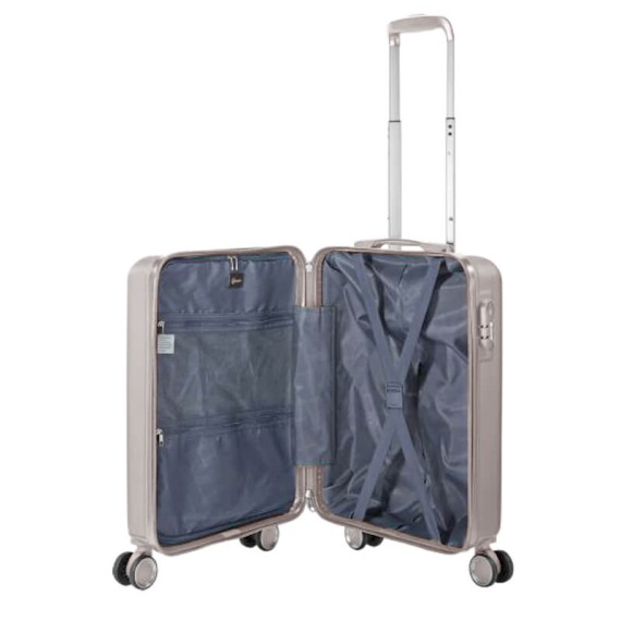 BENZI Mala de Cabine / Trolley 55cm 4R BZ5910 Cinza | Ref. 288.BZ5910CIA