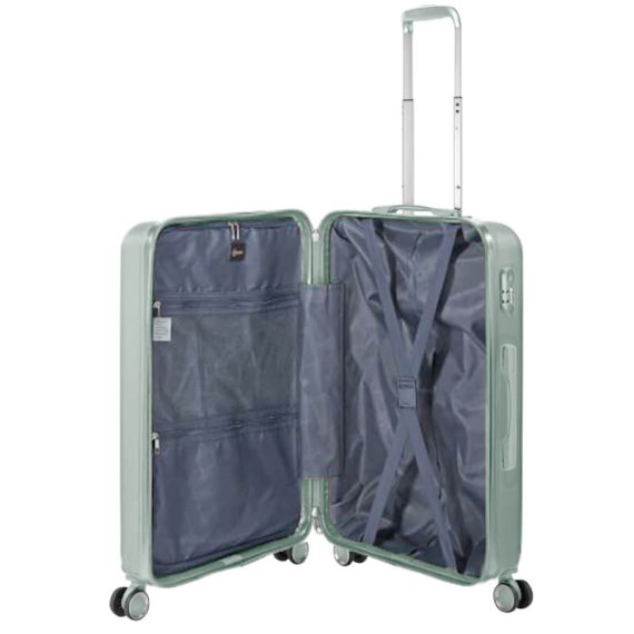 BENZI Mala de Viagem / Trolley Grande 78cm 4R BZ5910 Verde | Ref. 288.BZ5910VC