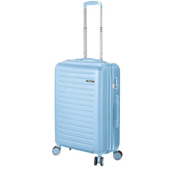 BENZI Mala de Viagem / Trolley Médio 68cm 4R BZ5910 Azul Claro | Ref. 288.BZ5910AZB