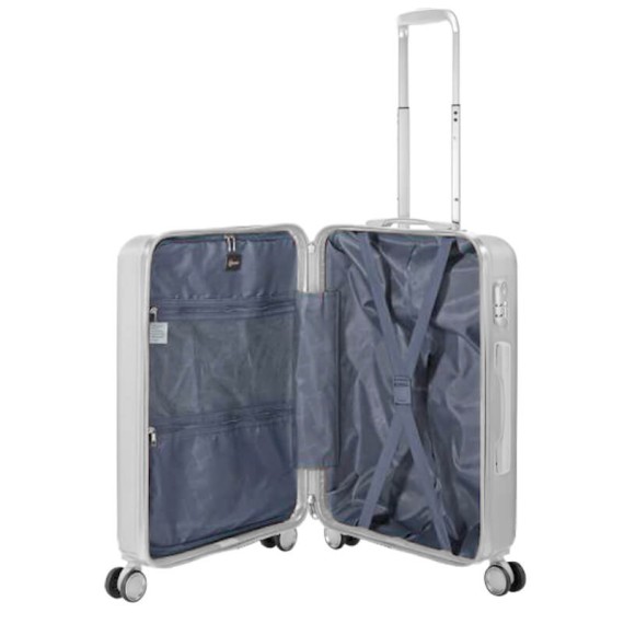 BENZI Mala de Viagem / Trolley Médio 68cm 4R BZ5910 Gelo | Ref. 288.BZ5910GEB