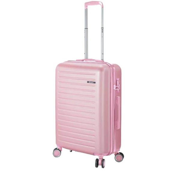 BENZI Mala de Viagem / Trolley Médio 68cm 4R BZ5910 Rosa | Ref. 288.BZ5910RB