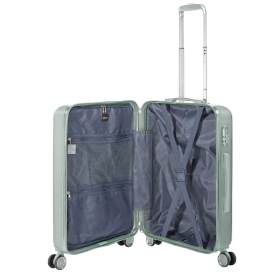 BENZI Mala de Viagem / Trolley Médio 68cm 4R BZ5910 Verde | Ref. 288.BZ5910VB