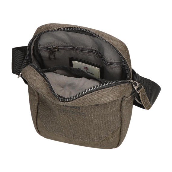 Bolsa de Tiracolo Pequena PEPE JEANS Berwick Caqui | Ref. 186.7475242