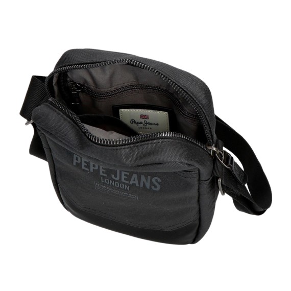 Bolsa de Tiracolo Pequena PEPE JEANS Berwick Preta | Ref. 186.7475241