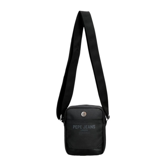 Bolsa de Tiracolo Pequena PEPE JEANS Berwick Preta | Ref. 186.7475241