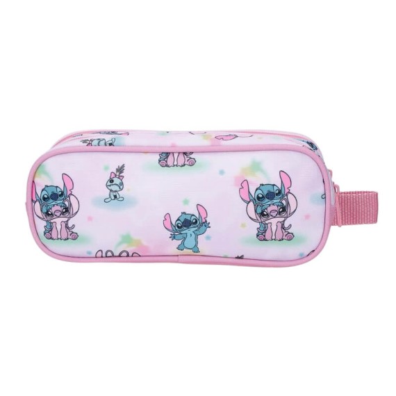 Estojo Escolar Duplo STITCH You & Me Malva, Modelo: Estojo 2 Compartimentos, Cor: Malva, 3 image