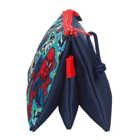 Estojo Escolar Triplo Gravity of SPIDERMAN Azul Marinho | Ref. 186.4264311