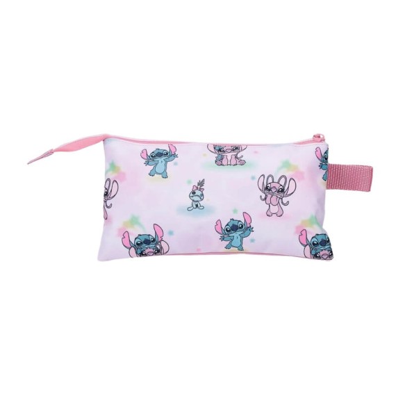 Estojo Escolar Triplo STITCH You & Me Malva, Modelo: Estojo Triplo, Cor: Malva, 3 image