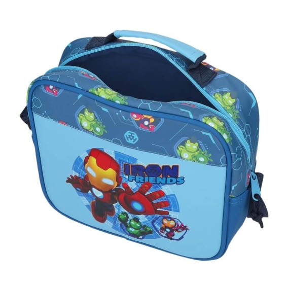 Lancheira Térmica Adaptável IRON MAN Friends Azul | Ref. 186.4374811
