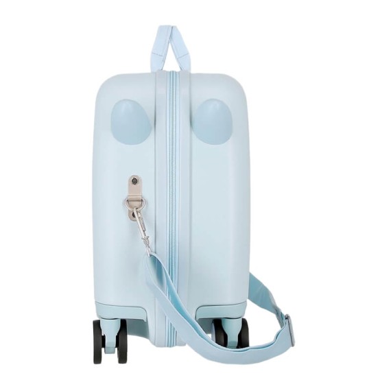 Mala Infantil ABS 50cm 4R STITCH Hearts Azul Claro | Ref. 186.3299841