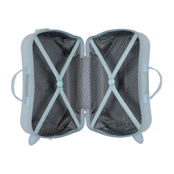 Mala Infantil ABS 50cm 4R STITCH Hearts Azul Claro | Ref. 186.3299841