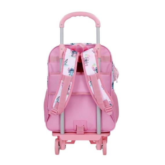 Mochila Adap. 40Cm c/ Carro STITCH You & Me Malva, Modelo: Mochila 40cm + Carro, Cor: Malva, 3 image
