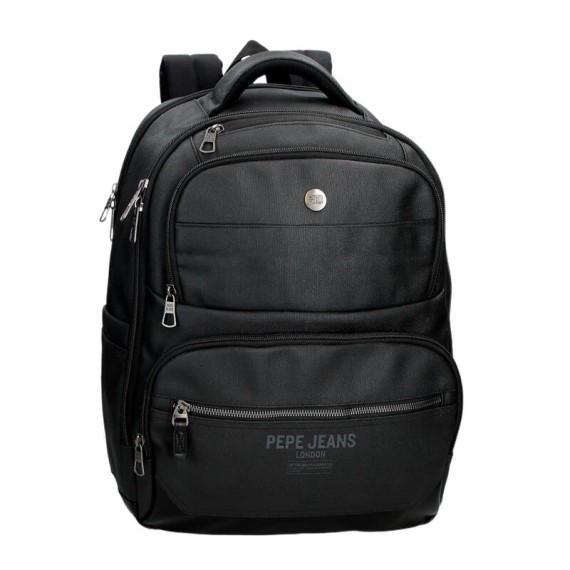 Mochila Adap. Computador 15.6" 2C PEPE JEANS Berwick Preta | Ref. 186.7472441