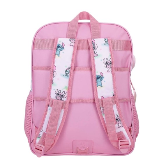 Mochila Adap. 40Cm 2C STITCH You & Me Malva, Modelo: Mochila 40cm 2C Adap., Cor: Malva, 3 image