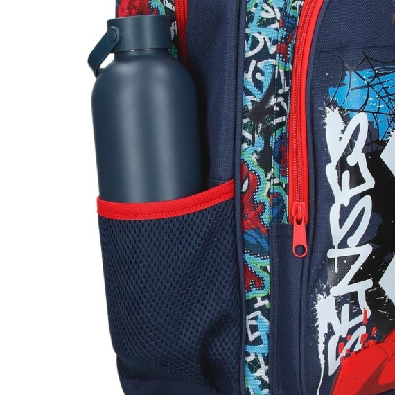 Mochila Escolar Compacta 2R Gravity of SPIDERMAN Azul Marinho | Ref. 186.4262911