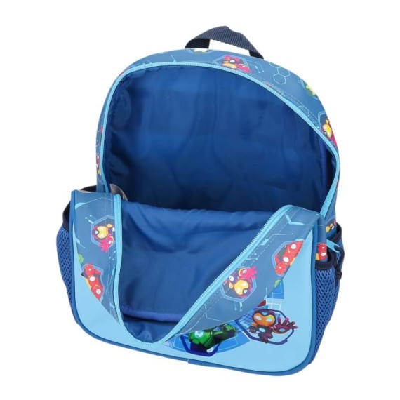 Mochila Pré-Escolar Adap. 33Cm IRON MAN Friends Azul 186.43722F1