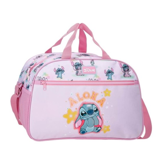 Saco de Viagem 40cm STITCH You & Me Malva, Modelo: Saco de Viagem, Cor: Malva