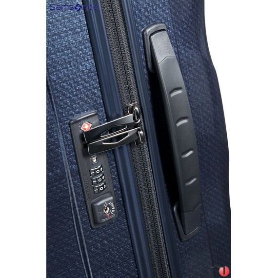 SAMSONITE Mala de Viagem / Trolley Médio 69cm 4R Cosmolite Azul Noite | Ref. 92V2230631