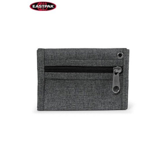 Carteira Porta-Notas com Porta-Moedas Eastpak Mod. Crew Black Denim - ref. 267.EK37177H-2