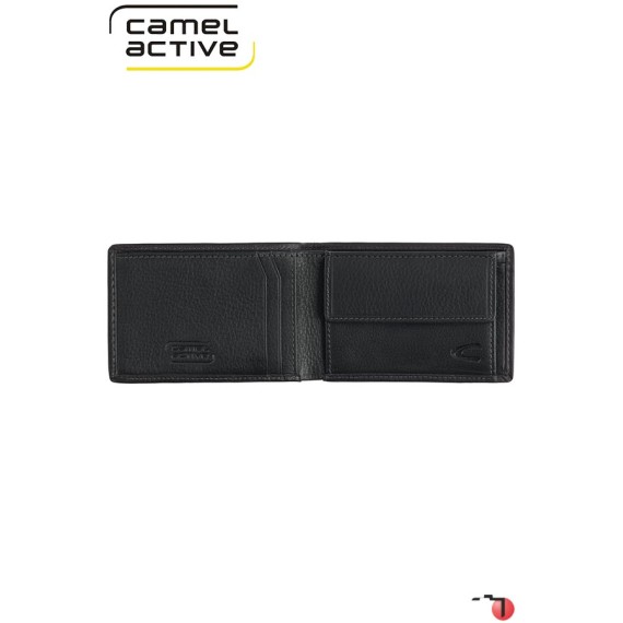 Camel Active Carteira Porta-Notas Tradicional Com Porta-Moedas ATLANTA Preta | Ref. 9124970260 Camel Active Carteira Porta-Notas Tradicional Com Porta-Moedas ATLANTA Preta | Ref. 9124970260