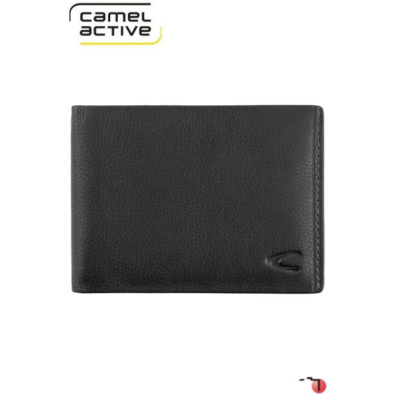 Camel Active Carteira Porta-Notas Tradicional com Porta-Moedas ATLANTA Preta | Ref. 9124970460 Camel Active Carteira Porta-Notas Tradicional com Porta-Moedas ATLANTA Preta | Ref. 9124970460