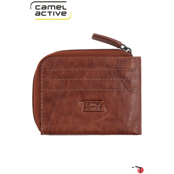 Camel Active Porta-Cartões com fecho PANAMA Conhaque | Ref. 9125070622 Camel Active Porta-Cartões com fecho PANAMA Conhaque | Ref. 9125070622