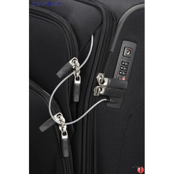 Samsonite Trolley de Cabine 55cm 2 Rodas Exp. Length SPARK SNG Preto | Ref. 9265N00109 Samsonite Trolley de Cabine 55cm 2 Rodas Exp. Length SPARK SNG Preto | Ref. 9265N00109