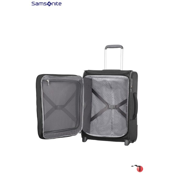 Trolley de Viagem Cabine com 2 rodas 55 cm Toppocket Expanível Preto Spark SNG Samsonite - ref. 9265N00209-1