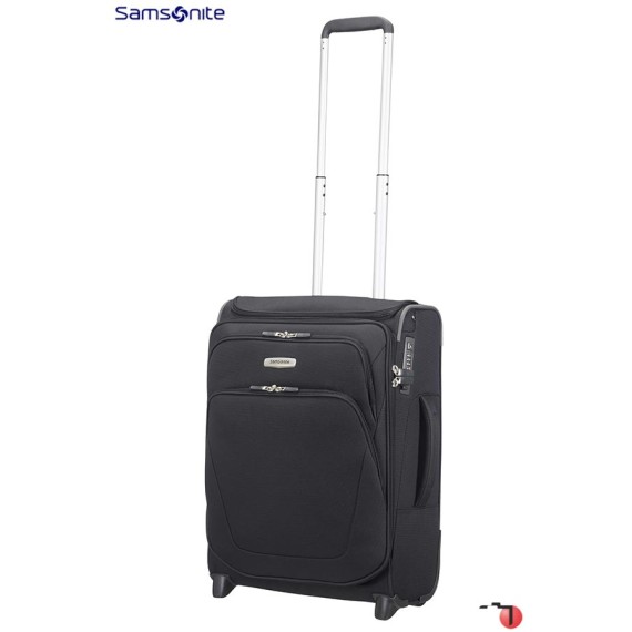 Trolley de Viagem Cabine com 2 rodas 55 cm Toppocket Expanível Preto Spark SNG Samsonite - ref. 9265N00209-2