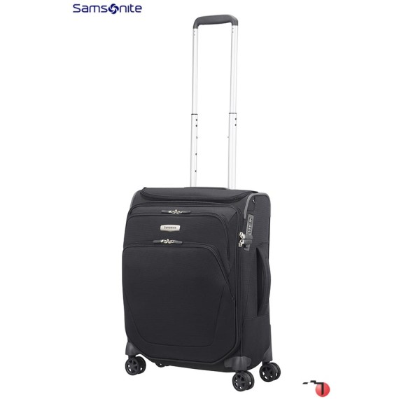 Trolley de Viagem Cabine com 4 rodas 55 cm Toppocket Preto Spark SNG Samsonite - ref. 9265N00509-2