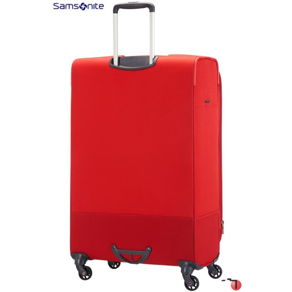 SAMSONITE Mala de Viagem / Trolley Grande 78cm 4 Rodas Exp. Base Boost Vermelha | Ref. 9238N00500