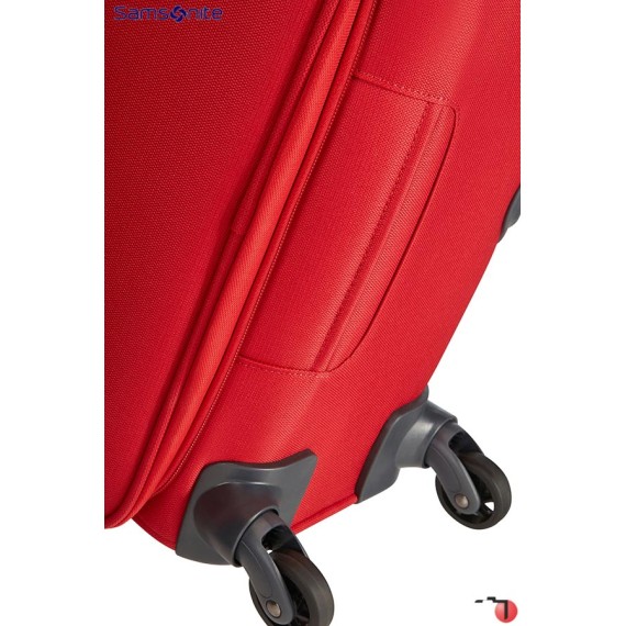 SAMSONITE Mala de Viagem / Trolley Grande 78cm 4 Rodas Exp. Base Boost Vermelha | Ref. 9238N00500