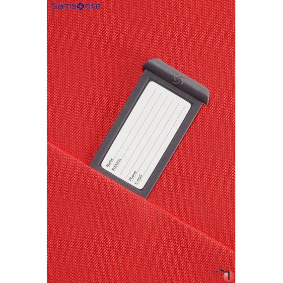 SAMSONITE Mala de Viagem / Trolley Médio 66cm 4 Rodas Exp. Base Boost Vermelha | Ref. 9238N00400