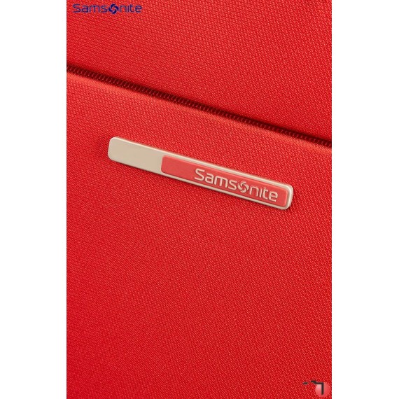 SAMSONITE Mala de Viagem / Trolley Médio 66cm 4 Rodas Exp. Base Boost Vermelha | Ref. 9238N00400