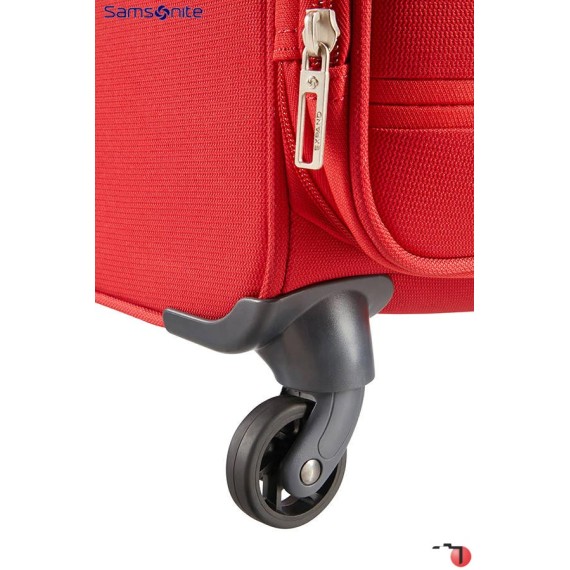 SAMSONITE Mala de Viagem / Trolley Médio 66cm 4 Rodas Exp. Base Boost Vermelha | Ref. 9238N00400