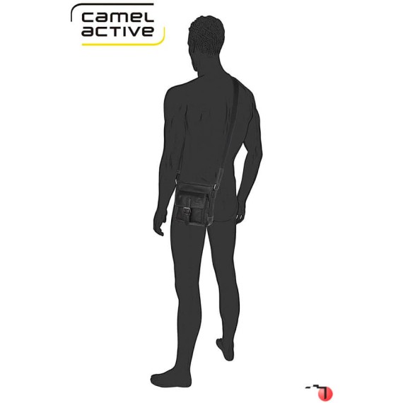 Camel Active Bolsa de Tiracolo CANADA Preta | Ref. 9125460160 Camel Active Bolsa de Tiracolo CANADA Preta | Ref. 9125460160