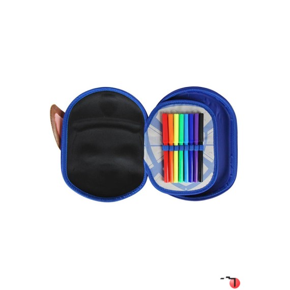 Estojo Escolar 21 Pcs Patrula Pata PWB Azul - Ref. 299.2700000205