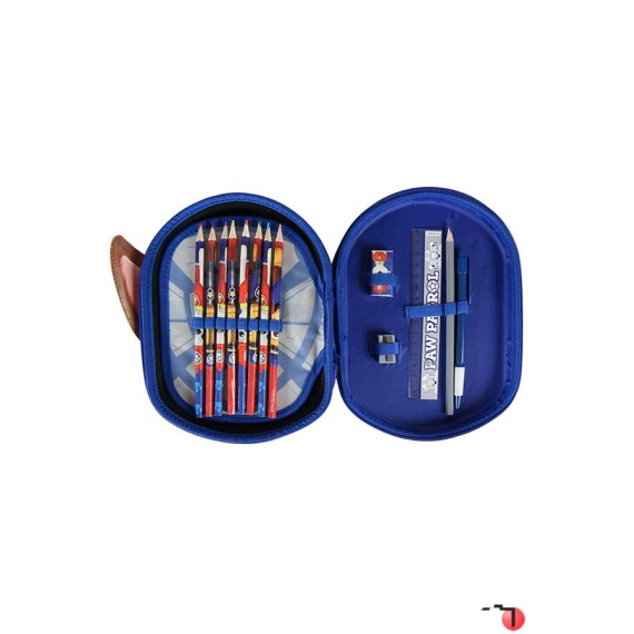 Estojo Escolar 21 Pcs Patrula Pata PWB Azul - Ref. 299.2700000205