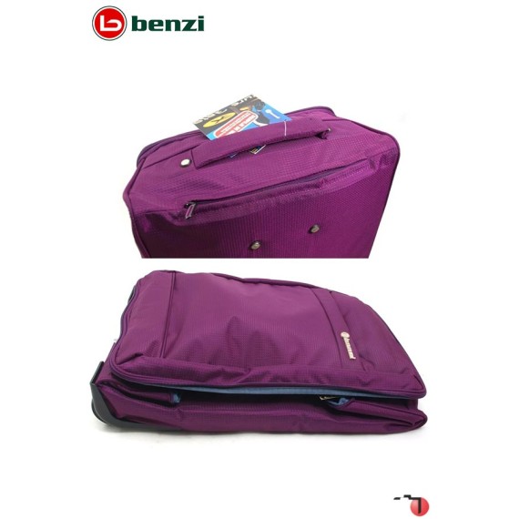 Benzi Mala de Cabine / Trolley Dobrável 51cm 2 Rodas Upright Roxo | Ref. 288.BZ502727