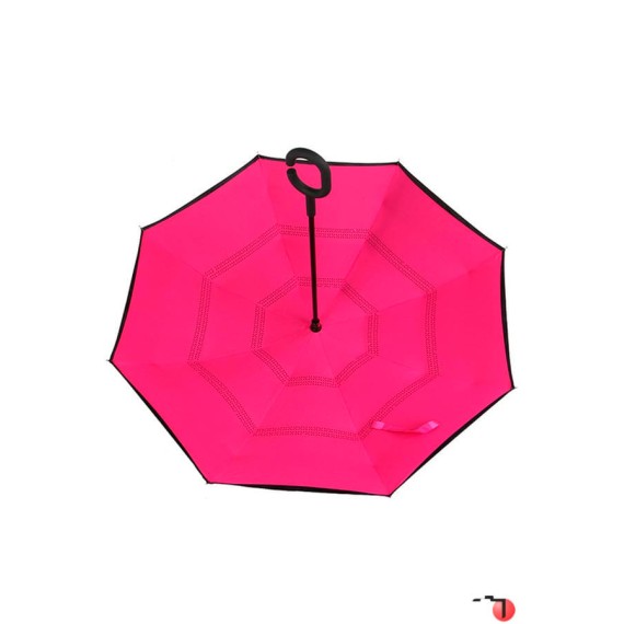Guarda-Chuva Dobrável Invertido Unisexo Rosa RST - Ref. 285.F705ROSA-3