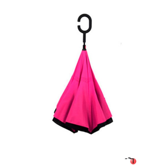 Guarda-Chuva Dobrável Invertido Unisexo Rosa RST - Ref. 285.F705ROSA-4