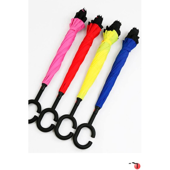 Guarda-Chuva Dobrável Invertido Unisexo Rosa RST - Ref. 285.F705ROSA-7