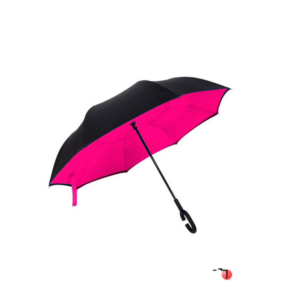 Guarda-Chuva Dobrável Invertido Unisexo Rosa RST - Ref. 285.F705ROSA