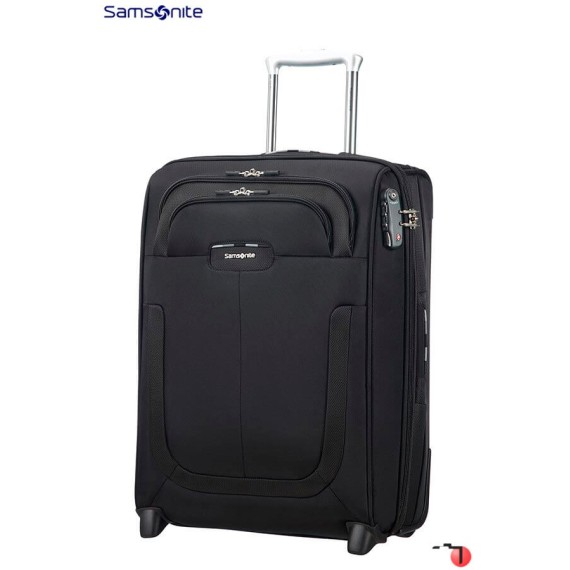 Samsonite Mala/Trolley de Viagem Cabine 2 Rodas Upright 55cm Expansível DUOSPHERE Preto - Ref. 92CC600209-2