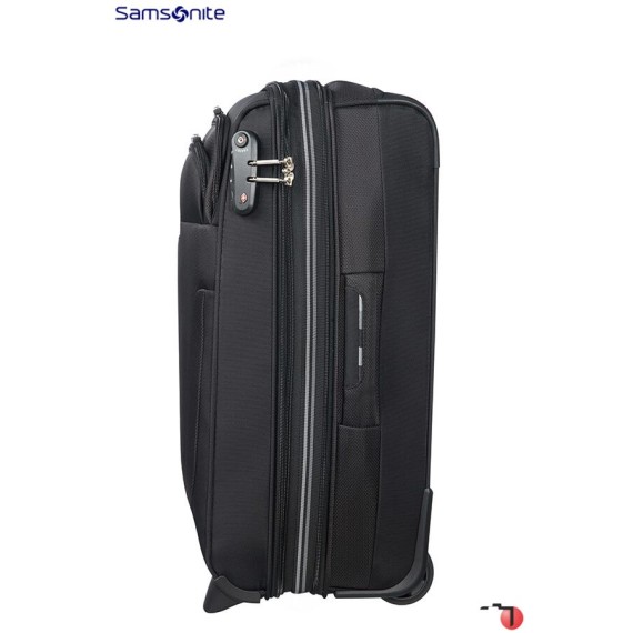 Samsonite Mala/Trolley de Viagem Cabine 2 Rodas Upright 55cm Expansível DUOSPHERE Preto - Ref. 92CC600209-4